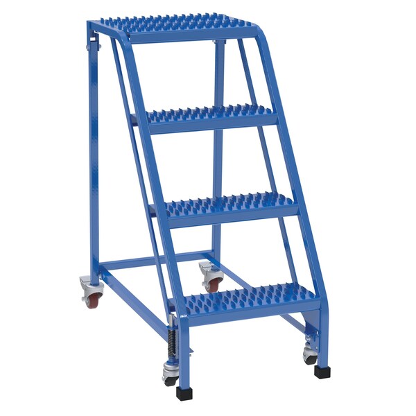 40 H Steel PW Ladder, Grip Strut, 4 Step, No Rail, 4 Steps